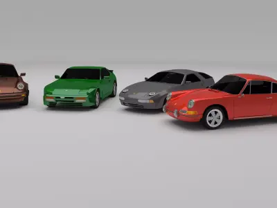 Porsche Classic Collection 3D model