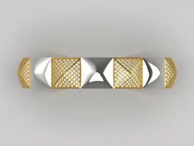 luxury diamond bracelet gb0035 3D print model