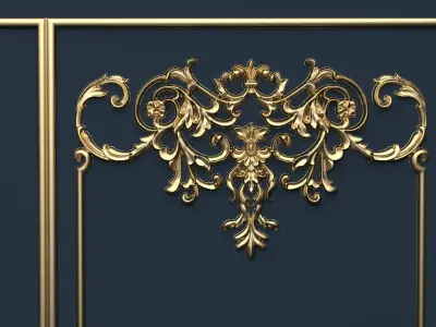Decor ornament 3D model 02 3D model