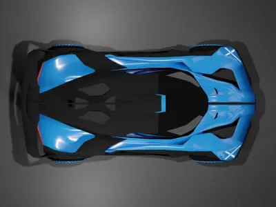 bugatti bolide  3D model