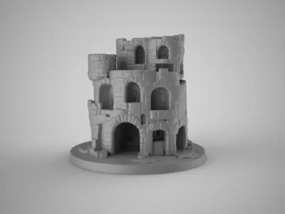 Aquarium Castle 3 3D print model