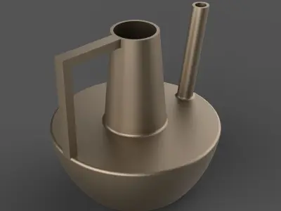 Decorative Teapot  3D print model