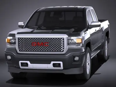 GMC Sierra 2014 Denali VRAY 3D model