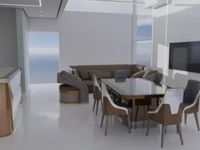 Royal Luxe Living Collection 3D model