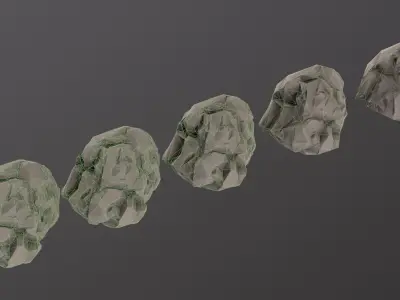 Stylized Rock - Desert style FREE Free low-poly 3D model