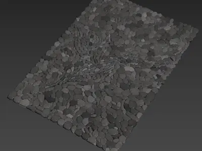 Stone decor n137 3D model