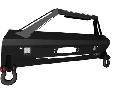 Front Bumper Fangs for Toyota 4Runner TRDpro 3D model