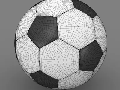 Soccer ball 3D model 30