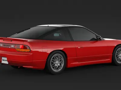 Nissan 180SX 3D model