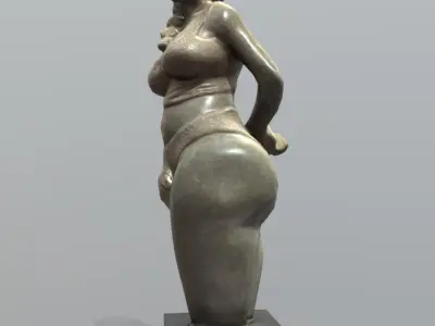 Ovialeke-Beautiful Woman Low-poly 3D model