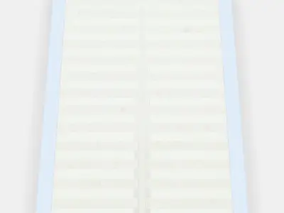 ESPEVAR Slatted mattress base 1 Low-poly 3D model