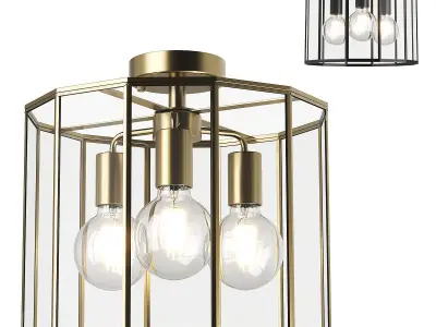 79823x Genni Lightstar ceiling chandelier 3D model