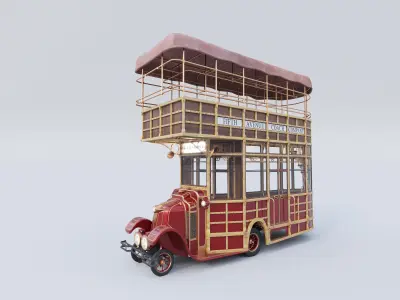 NYC  bus 3D model