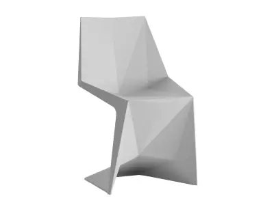 Folded Plate Chai 3D model