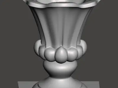 Decorative vase - 3d model for CNC - DecorativeVase001 3D print model