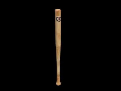 Baseball bat Free low-poly 3D model order