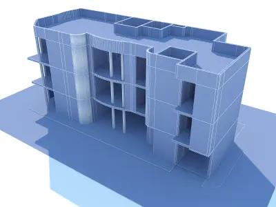 House and Commerce Max 2011 3D model