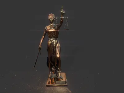 LADY JUSTICE  3D model