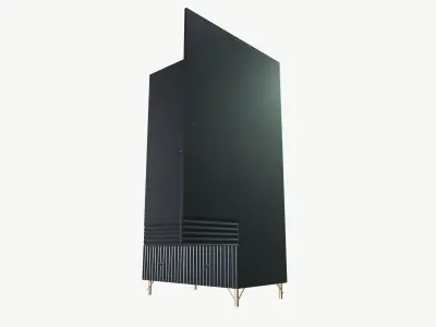 Wardrobe Low-poly 3D model