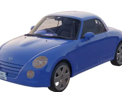Daihatsu Copen Low-poly 3D model