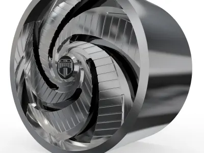 DUB TURBO WHEEL 3D MODEL 3D print model