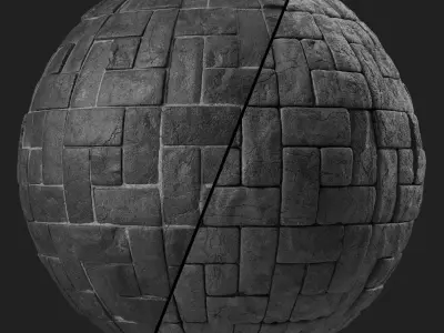 Stone Wall Materials 48- Sbsar Pbr 4k Seamless Texture