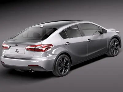 Kia Cerato K3 Forte 2014 3D model