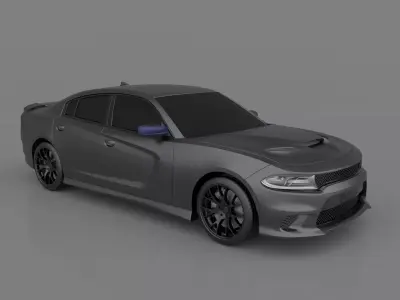 Dodge Charger SRT Hellcat Ready to Print STL Files 3D print model