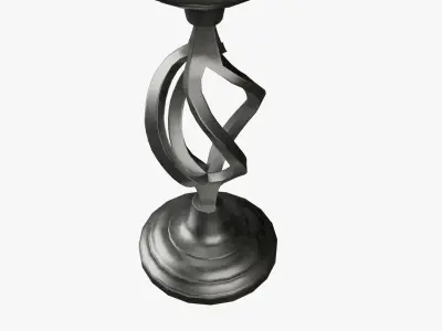 Candle Holder Low-poly 3D model