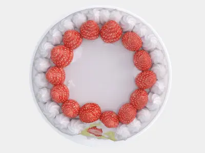 Cake take a bite 3D model