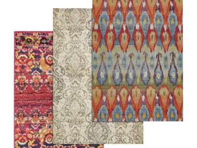 Rug Set 1745 3D model