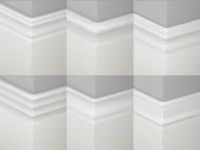 Skirting Board Profiles Vol 1 3D model