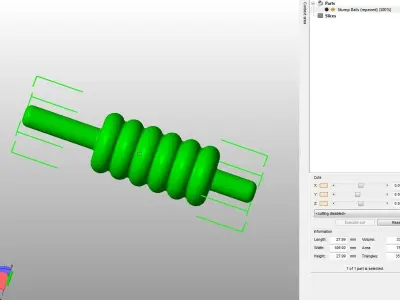 Cricket Bails 3D print model