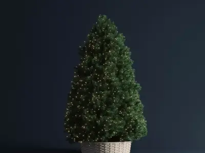 Trees Christmas 3D model