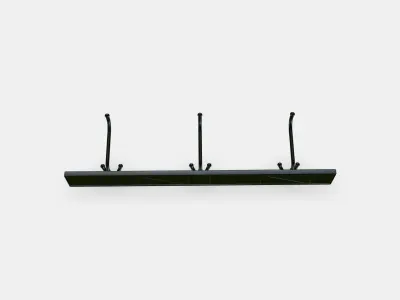 PINNIG holder with 3 hooks Low-poly 3D model