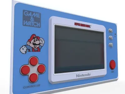 Game and Watches Low-poly 3D model