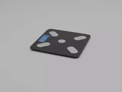 Simple Body Weight Scale Free 3D model