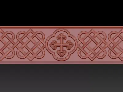 3d STL Model for CNC Router  Ortodox celtic 3D print model