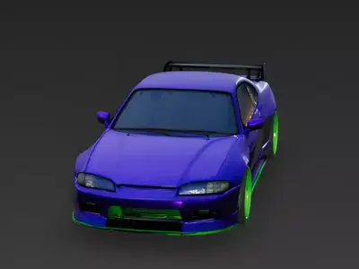 Underground Tokyo Street Racer 3D Model Low-poly 3D model