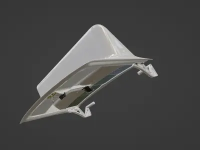 Porsche 911 Ducktail 3D print model