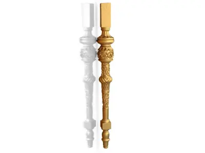 Furniture Legs Set 01 3D print model