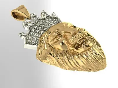 pendant Lion king 3D print model