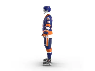 Hockey Equipment Islanders 3D model