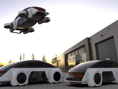 Self Driven Concept Car 3D model