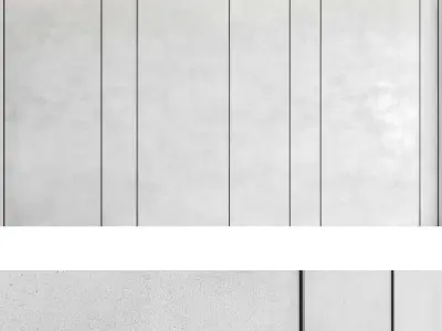 Decorative wall panel set 36 3D model