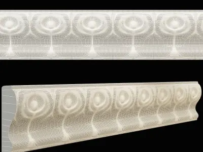 Cornice cnc 3D model
