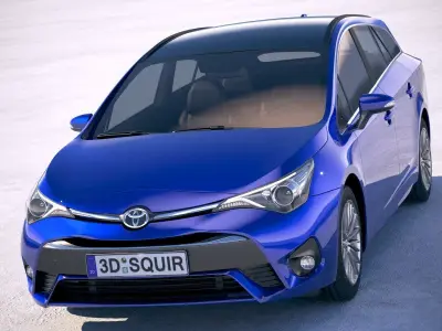 Toyota Avensis Touring Sports 2018 3D model