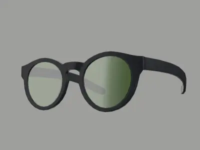 Sunglass for game engines Low-poly 3D model