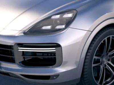Porsche Cayenne Turbo 2018 3D model