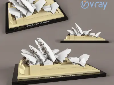 Big LEGO set 3D Model Pack